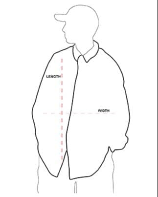 Suit measurement diagram