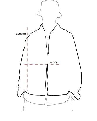 Shirt measurement diagram