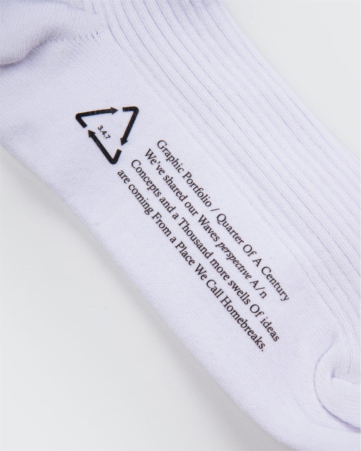 PELTY SOCKS WHITE view 2