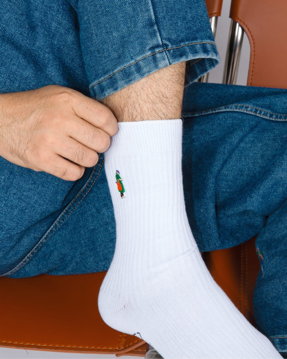 PELTY SOCKS WHITE view 3