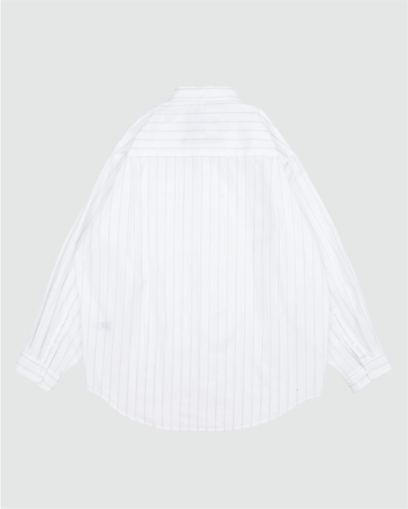 CLASSIC DAD L/S SHIRT WHITE GREY view 2