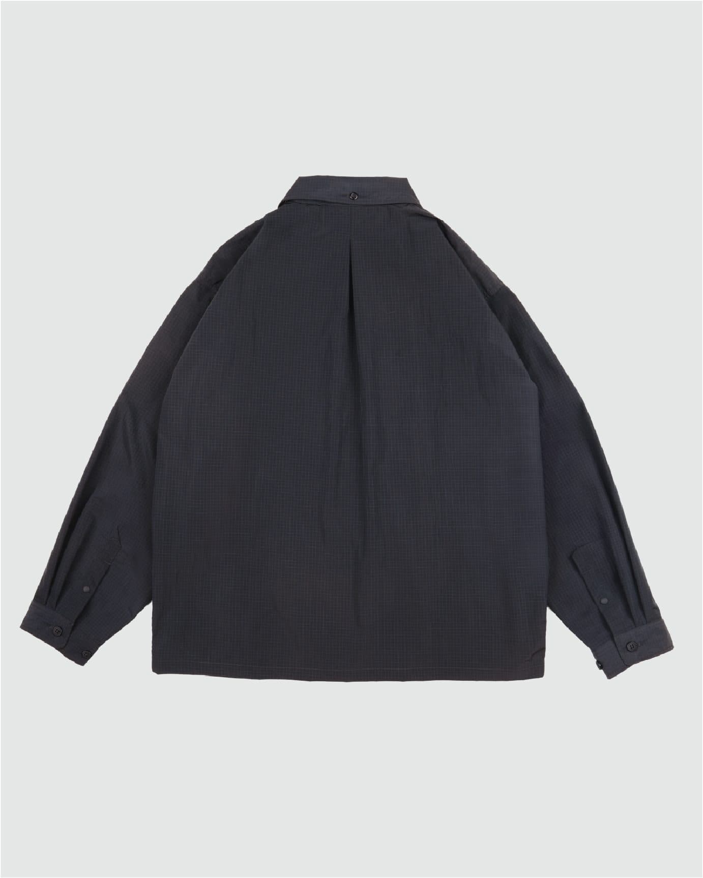 POCKET SHIRT JACKET RIPSTOP BLACK view 2