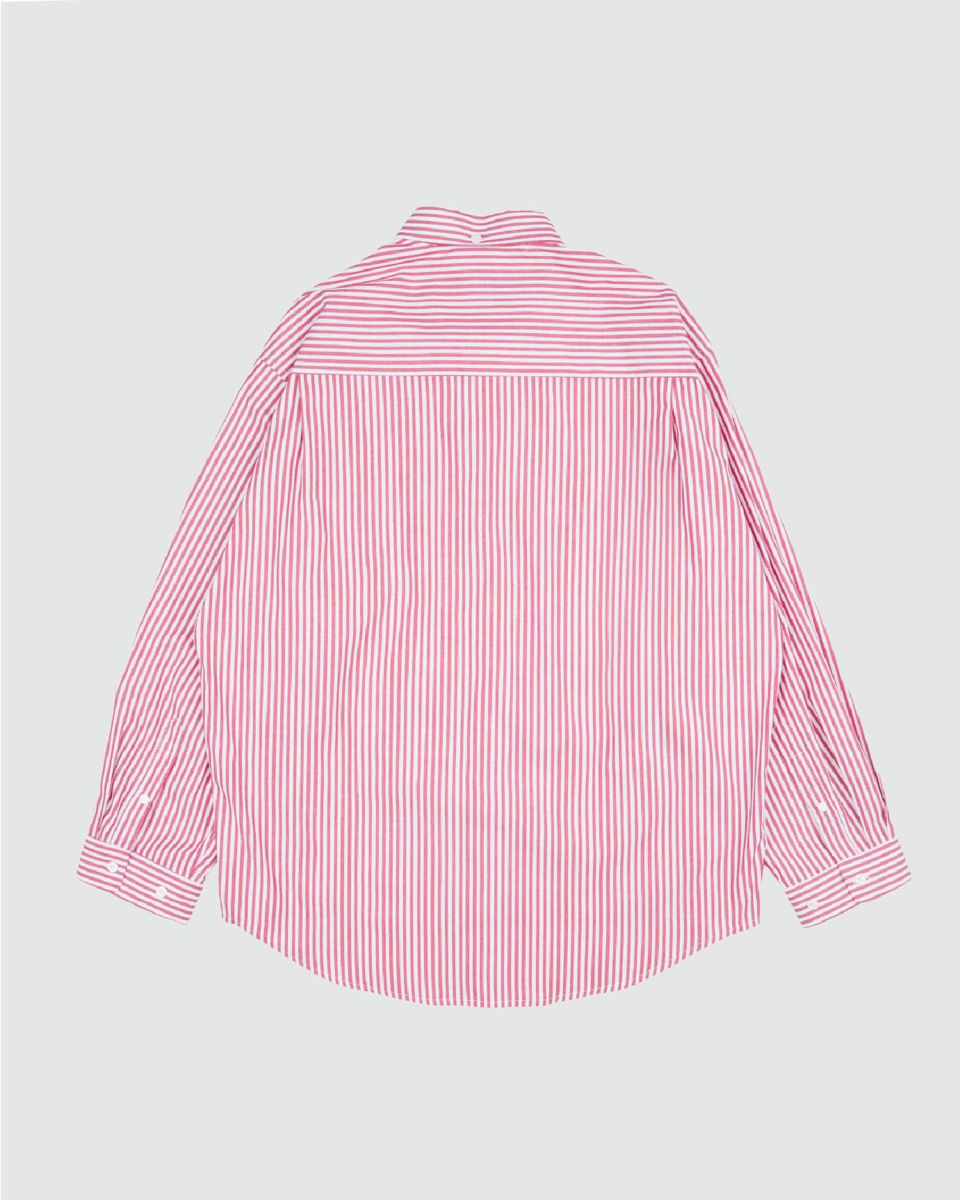 CLASSIC DAD L/S SHIRT RED STRIPES view 2