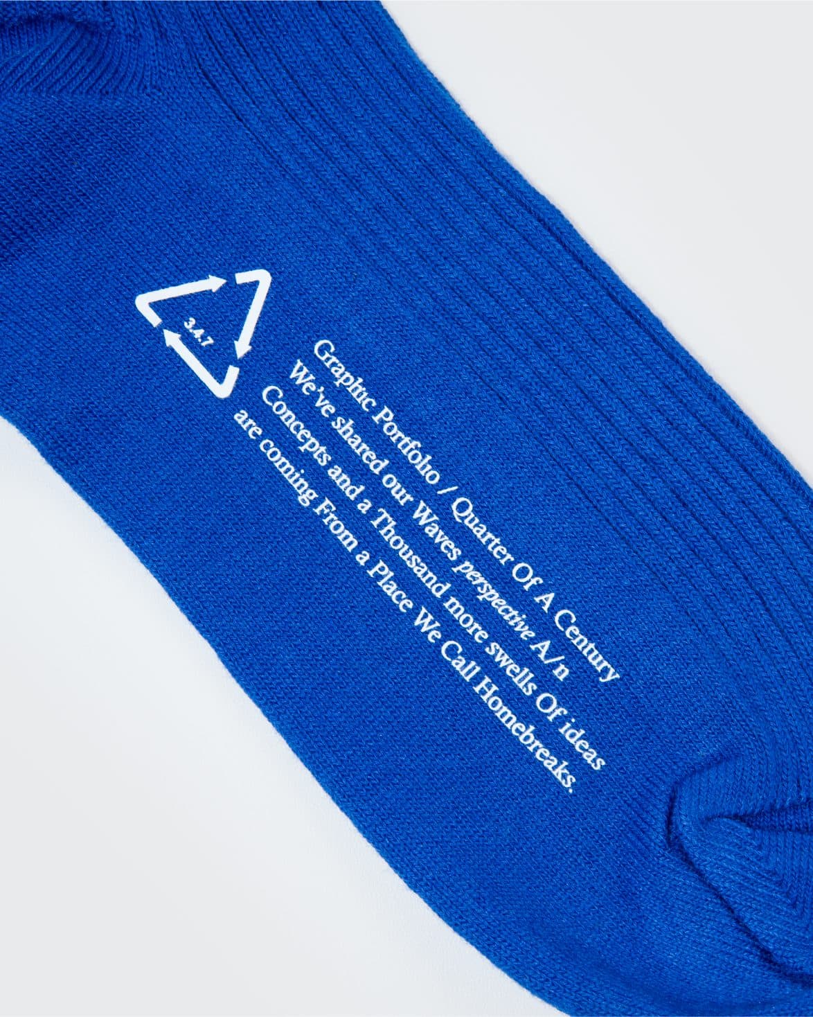 PELTY SOCKS BLUE view 2