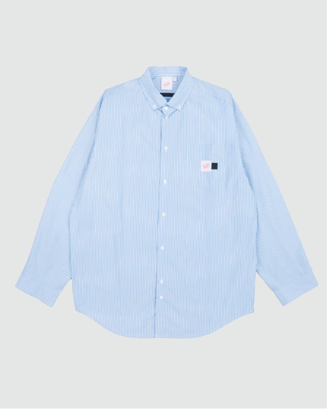 CLASSIC DAD L/S SHIRT BLUE STRIPES II
