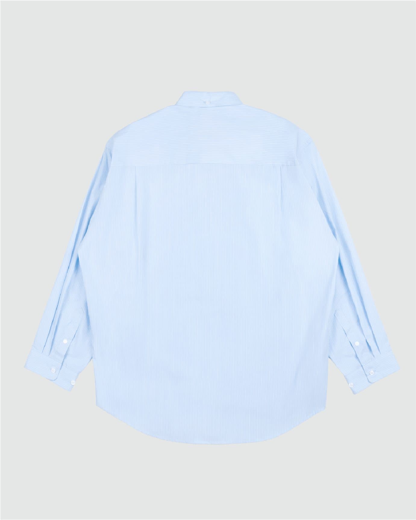 CLASSIC DAD L/S SHIRT BLUE WHITE view 2