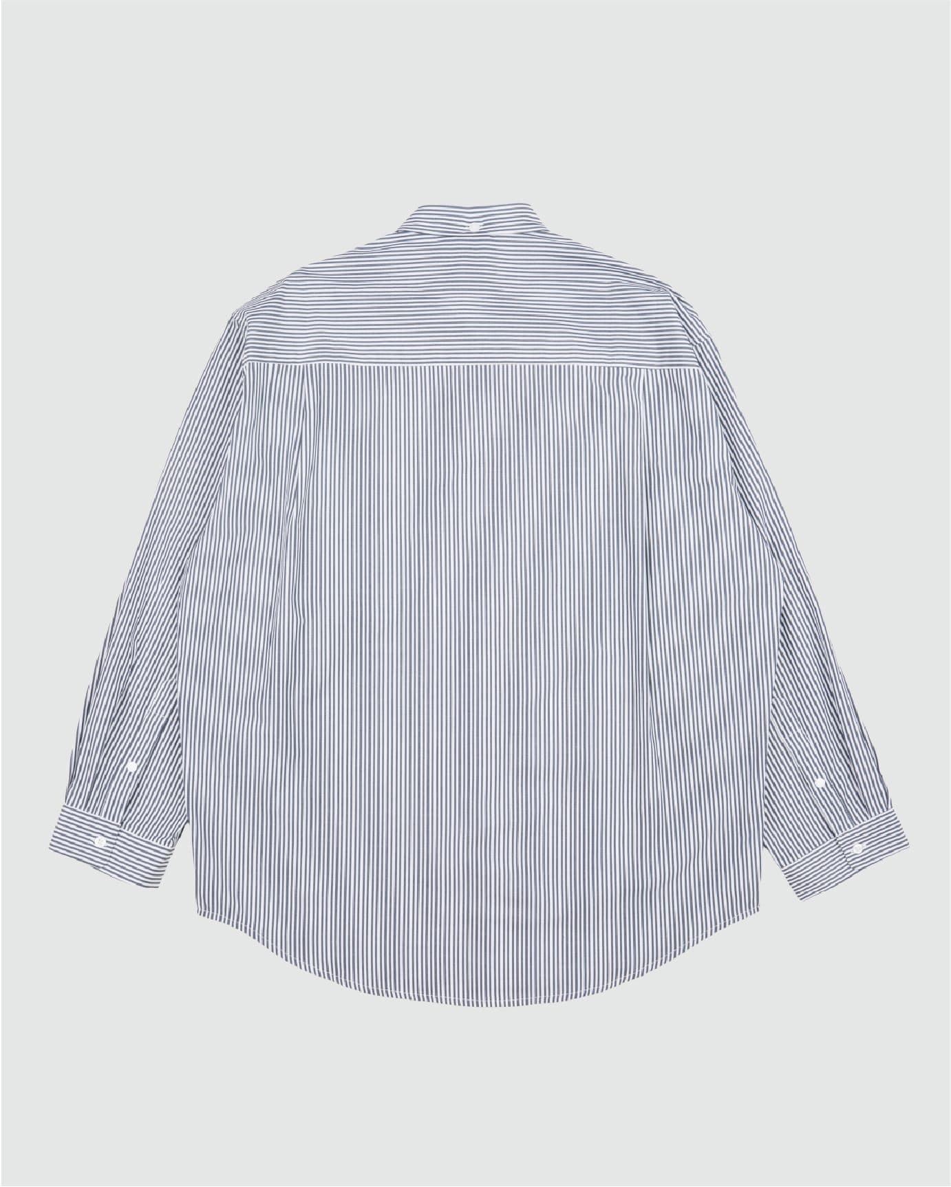 CLASSIC DAD L/S SHIRT GREY STRIPES view 2