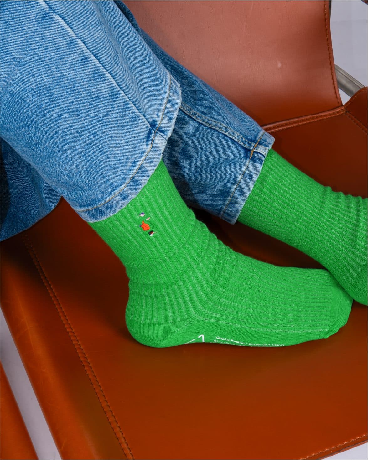 PELTY SOCKS GREEN view 3