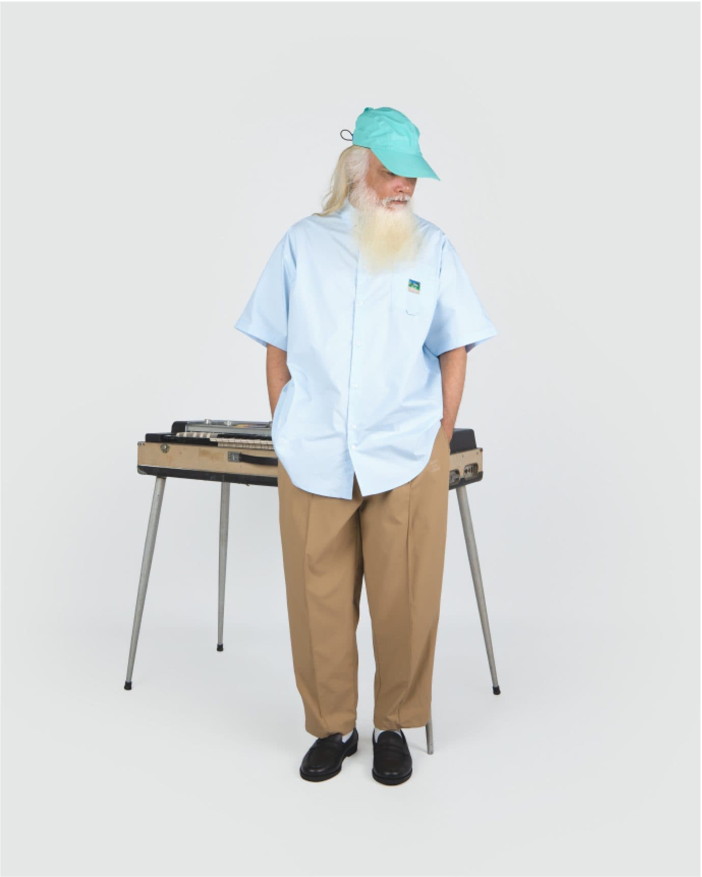 CLASSIC DAD S/S SHIRT BABY BLUE view 4