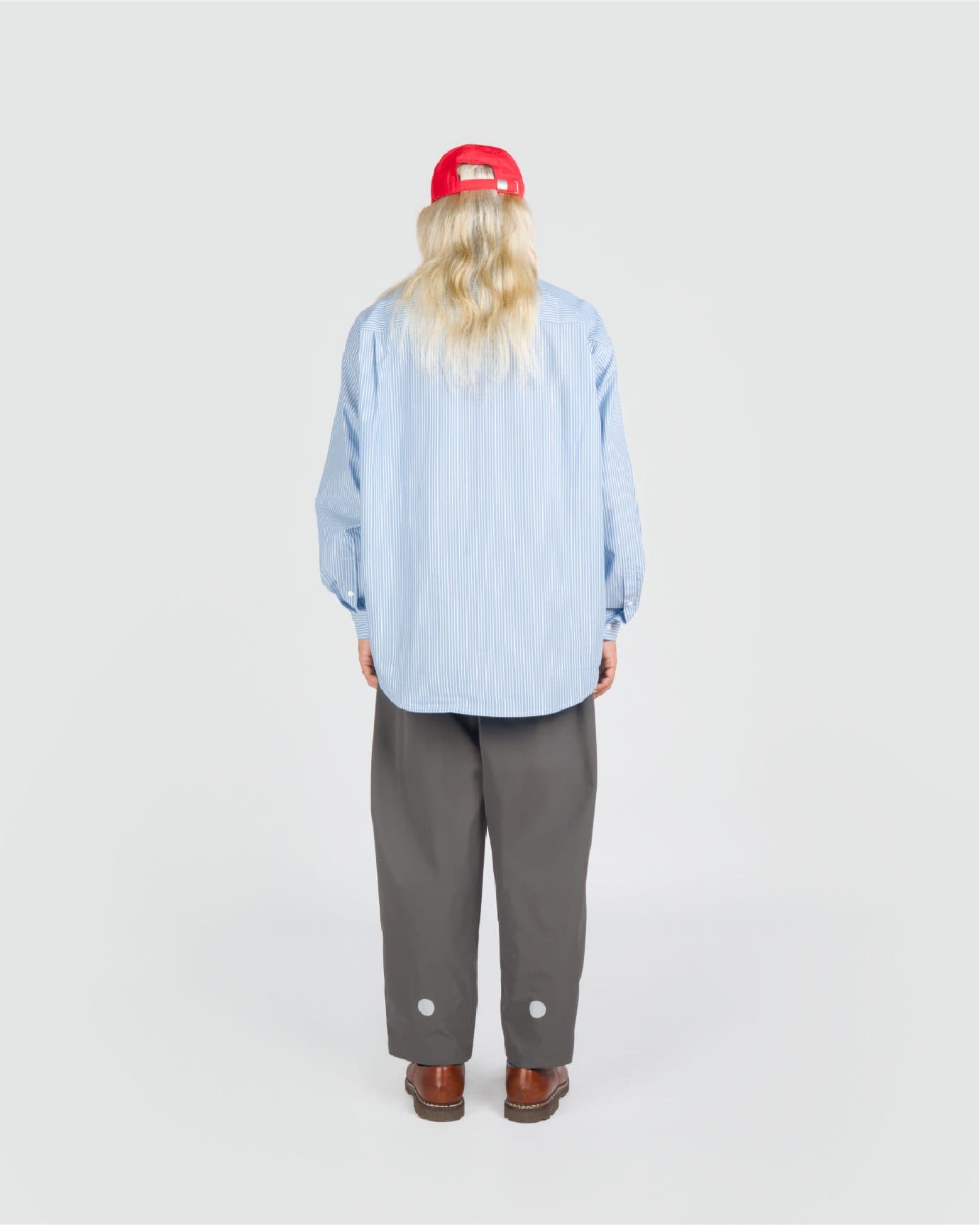 CLASSIC DAD L/S SHIRT BLUE STRIPES II view 3